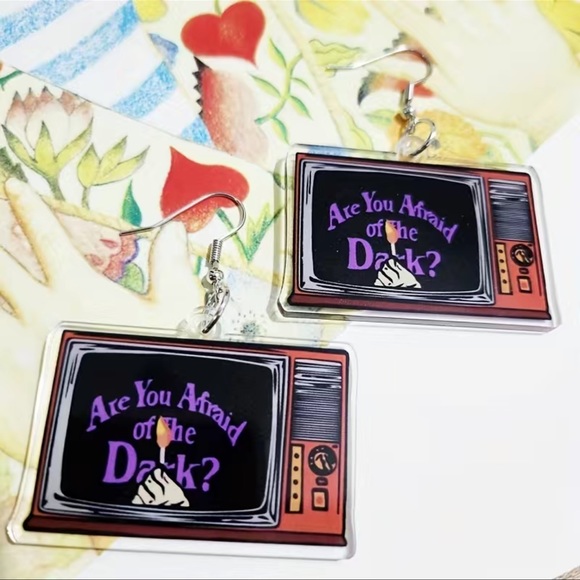 Are You Afraid of the Dark Earrings - Picture 4 of 4